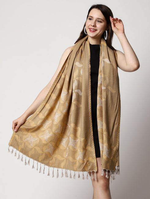 Women's Jamawar Wool Stole